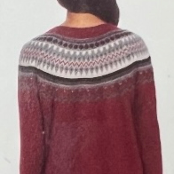 Vintage Red Weatherproof Fair Isle Wm Sweater - Picture 6 of 6